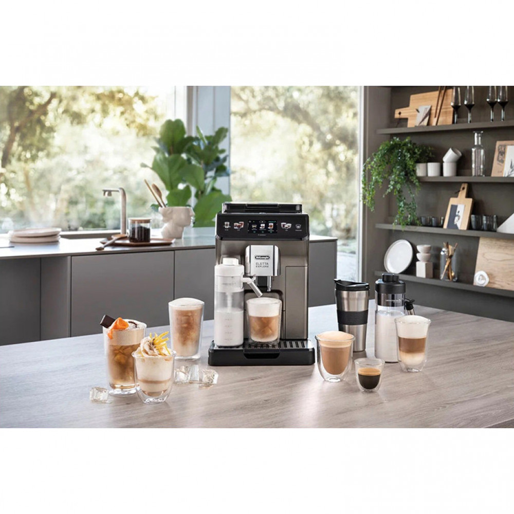 Кофемашина Delonghi ECAM450.76.T Eletta Explore титановый