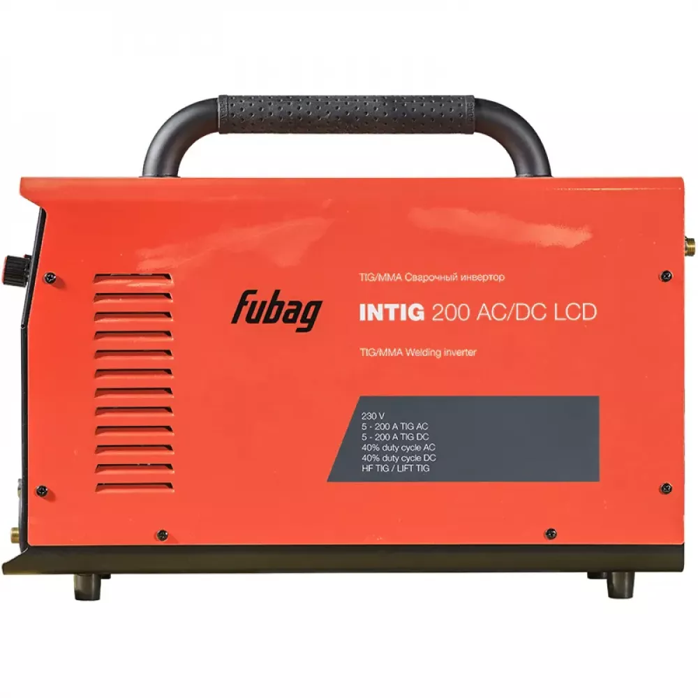 FUBAG INTIG 200 AC/DC Pulse LCD сварочный полуавтомат инверторный с горелкой FB TIG 26 5P 31592.1