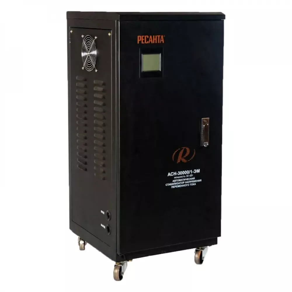 Ресанта АСН-30000/1-ЭМ однофазный стабилизатор напряжения 63/3/3