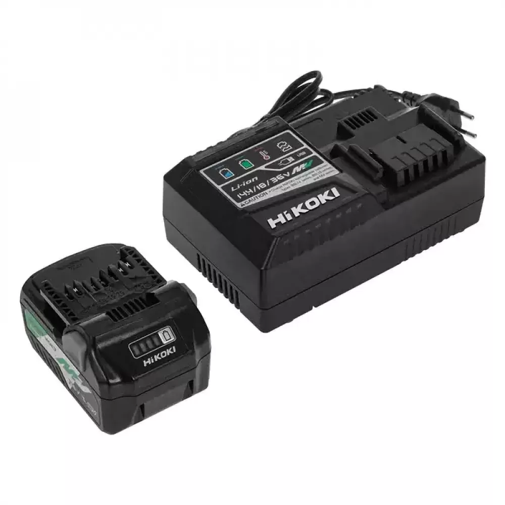 Hikoki WR36DB ударный аккумуляторный гайковерт (2 x 2.5 Ач, ЗУ) WR36DBRGZ