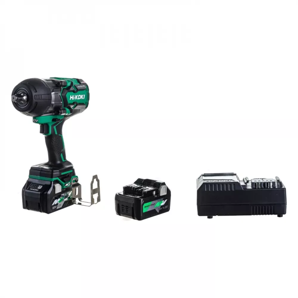 Hikoki WR36DB ударный аккумуляторный гайковерт (2 x 2.5 Ач, ЗУ) WR36DBRGZ