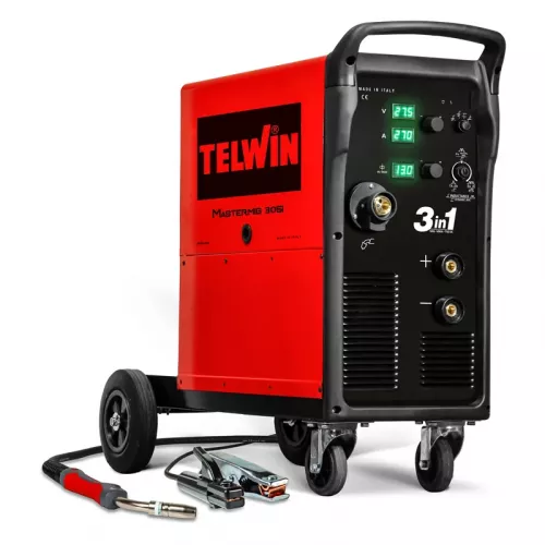Telwin MASTERMIG 305i многофункциональный mig-mag-mma-tig инверторный сварочный аппарат 816200