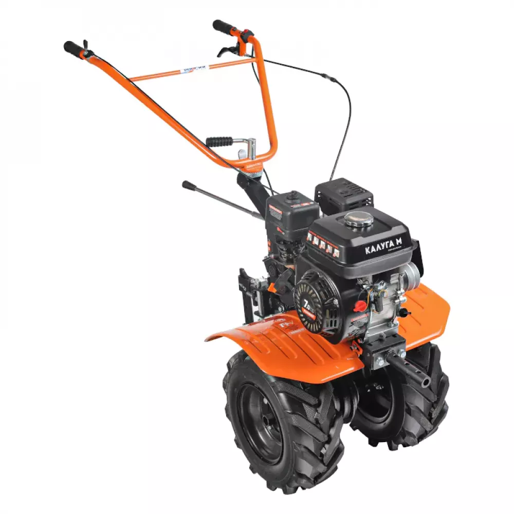 PATRIOT КАЛУГА М мотоблок бензиновый с пониженной передачей и колесами X-Drive 440107004