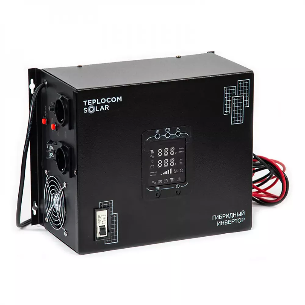 TEPLOCOM Solar 1500, 100Ач комплект источник бесперебойного питания и 2 акб 12381