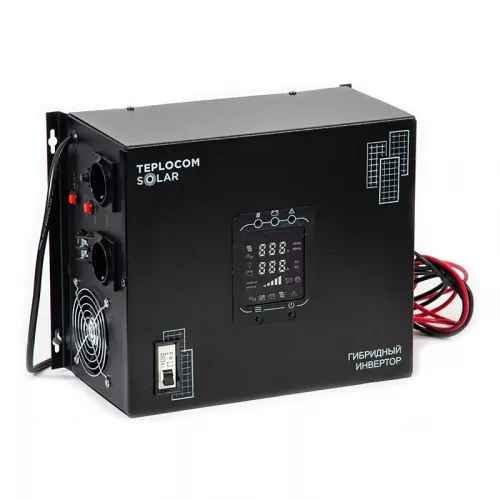 TEPLOCOM Solar 1500, 100Ач комплект источник бесперебойного питания и 2 акб 12381