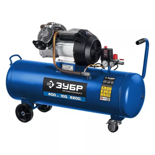 Компрессор воздушный ЗУБР КПМ-400-100