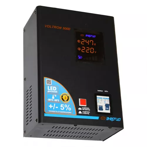 ЭНЕРГИЯ Voltron 5% 15000 трехфазный стабилизатор напряжения Е0101-0200