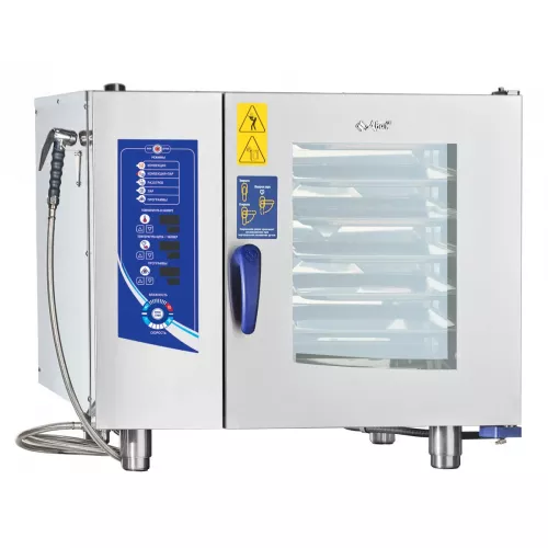 Пароконвектомат Abat ПКА 6-1/1ПМ2 (лицо нерж.)