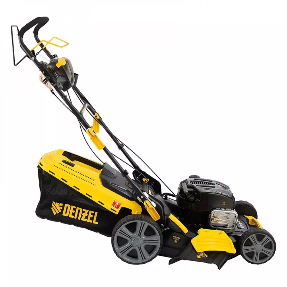 DENZEL GLD-520SP-BS газонокосилка бензиновая 163 см3, briggs stratton, ширина 52 см 58807