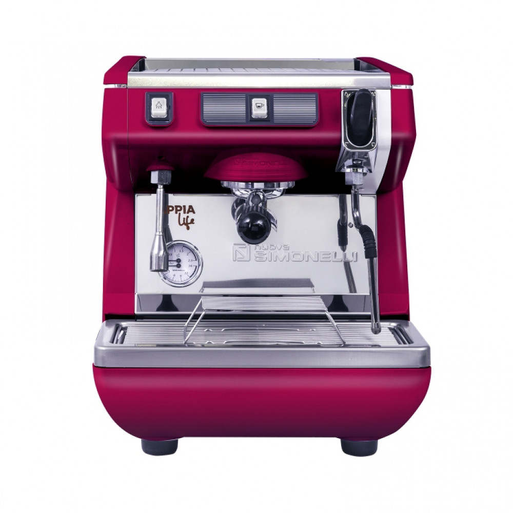 Кофемашина Nuova Simonelli Appia Life 1Gr S 220V white, black, red+high groups