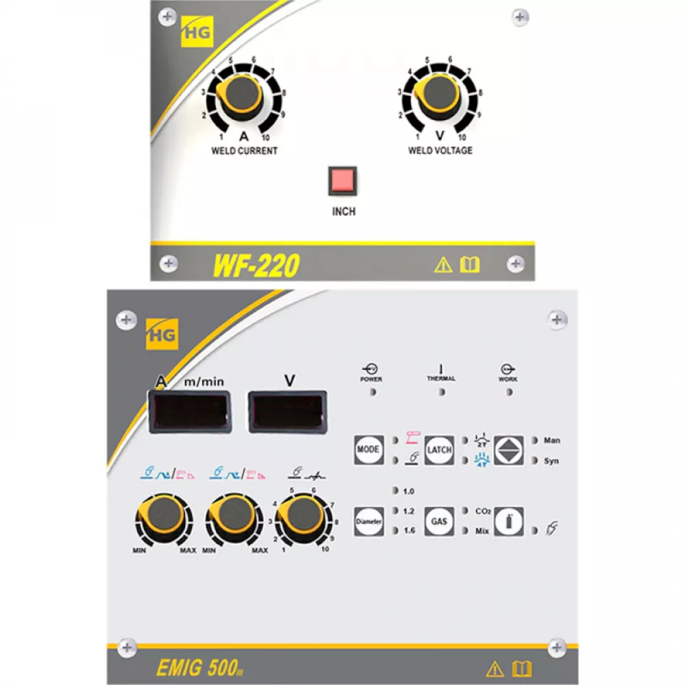 Hugong EMIG 500 III сварочный полуавтомат (с БО и тележкой, без горелки и кабель-пакета) 040721