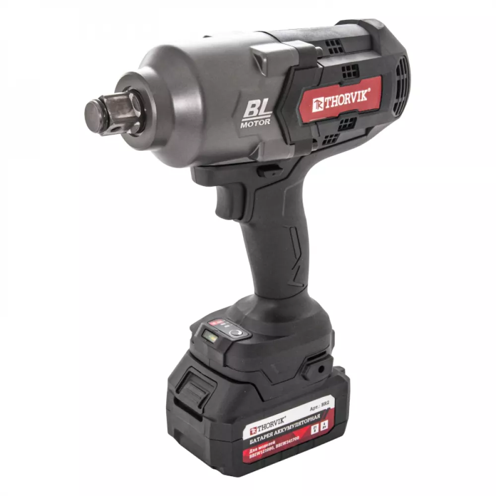 Thorvik BBIW341700 аккумуляторный ударный гайковерт (2 x 4 Ач, ЗУ) 053654