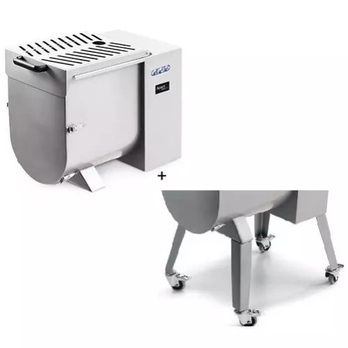 Фаршемешалка Apach AMK50 (380V) на высоких ножках с колесами