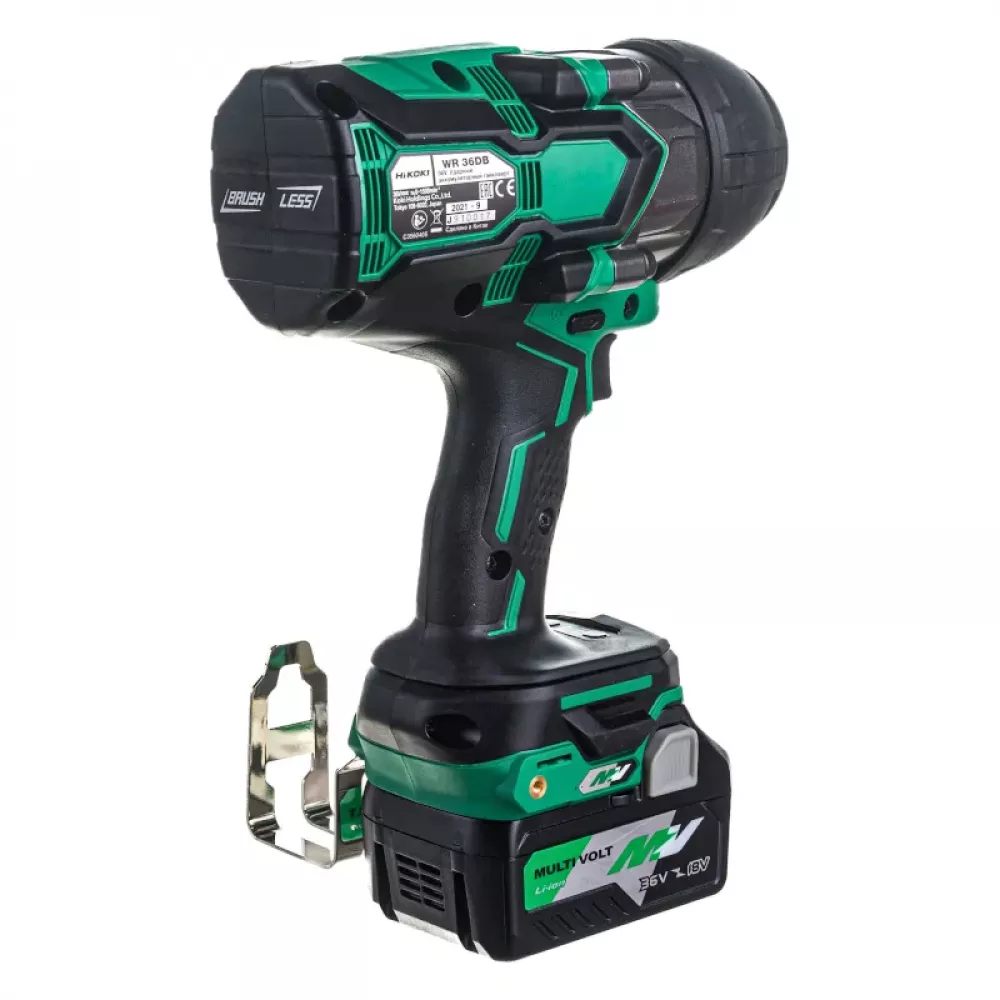 Hikoki WR36DB ударный аккумуляторный гайковерт (2 x 2.5 Ач, ЗУ) WR36DBRGZ