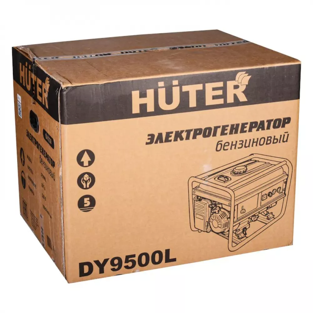 HUTER DY9500L бензиновый генератор 64/1/39