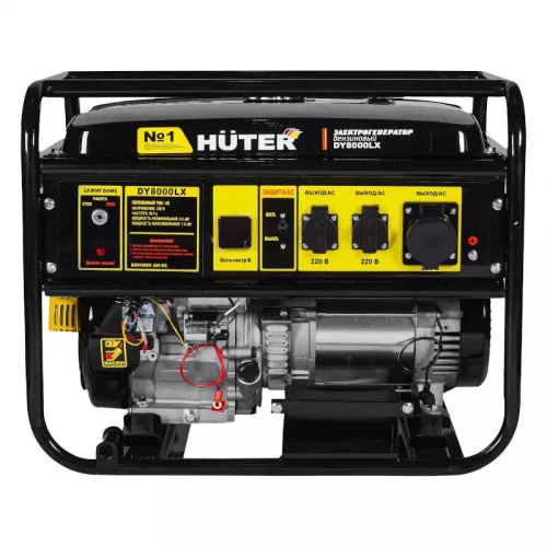 HUTER DY8000LX бензиновый генератор 64/1/19