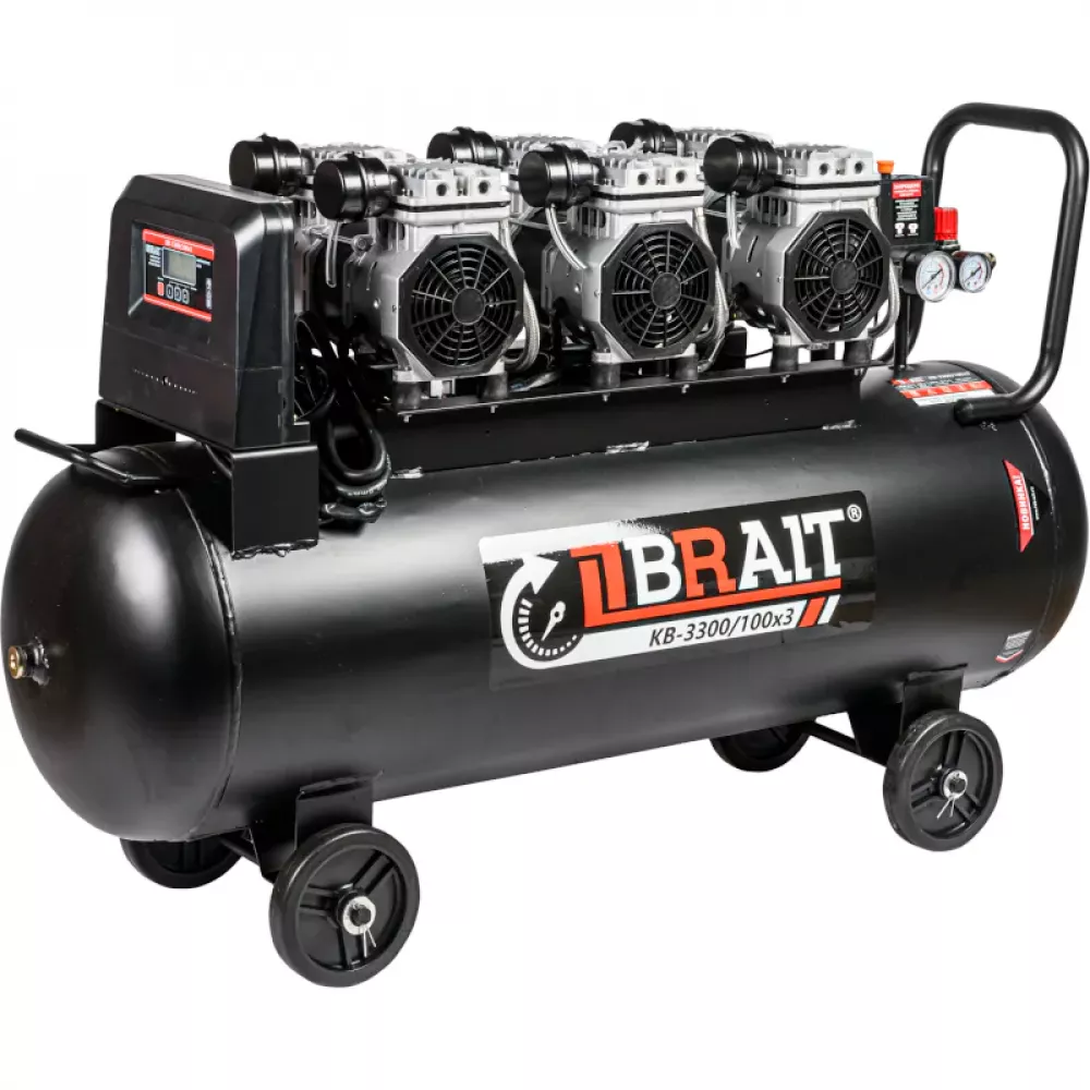 BRAIT КВ-3300/100Х3 безмасляный воздушный компрессор 20.01.012.043