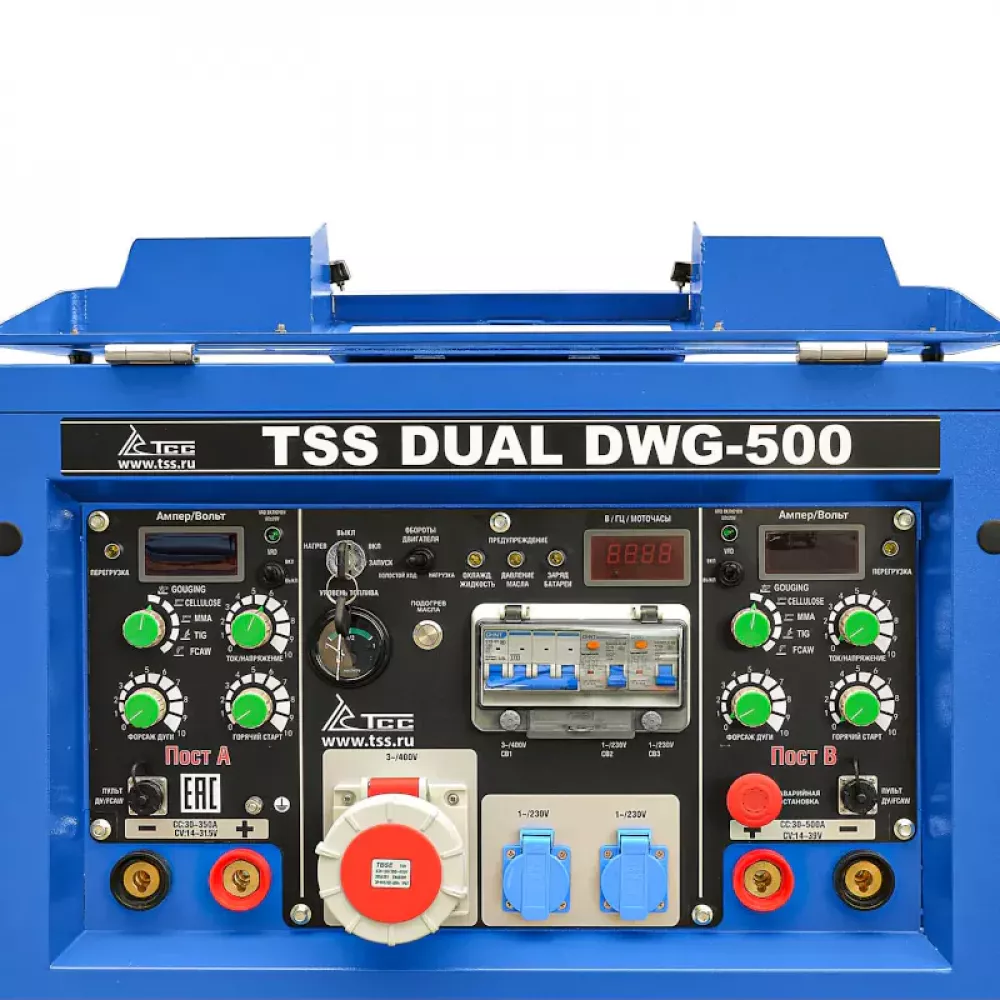 ТСС DUAL DWG-500 двухпостовой дизельный сварочный генератор 039736