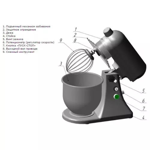 Планетарный миксер Торгмаш МП-7