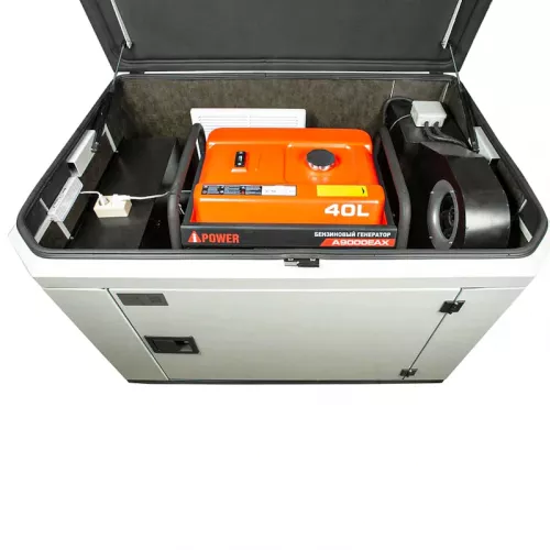 A-iPower A9000EAX бензиновый генератор в кожухе 1400SS RAL 7035 УТ-11182382