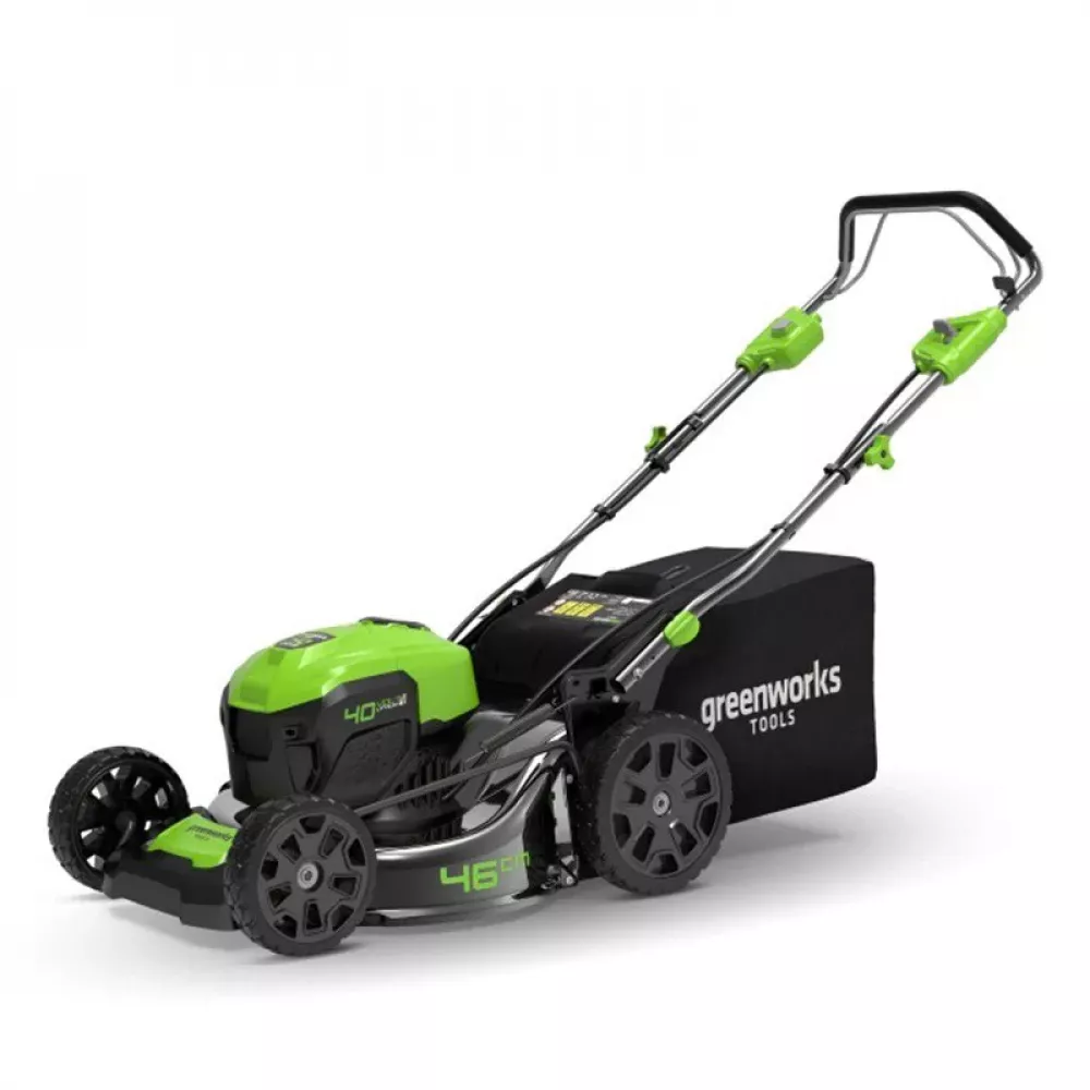 Greenworks GD40LM46SP аккумуляторная газонокосилка самоходная (1 x 6 Ач, ЗУ) 2506807UF