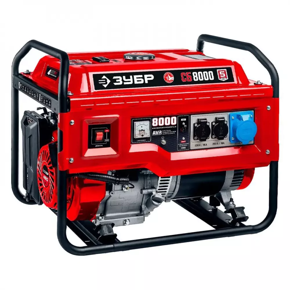 ЗУБР СБ-8000 бензиновый генератор