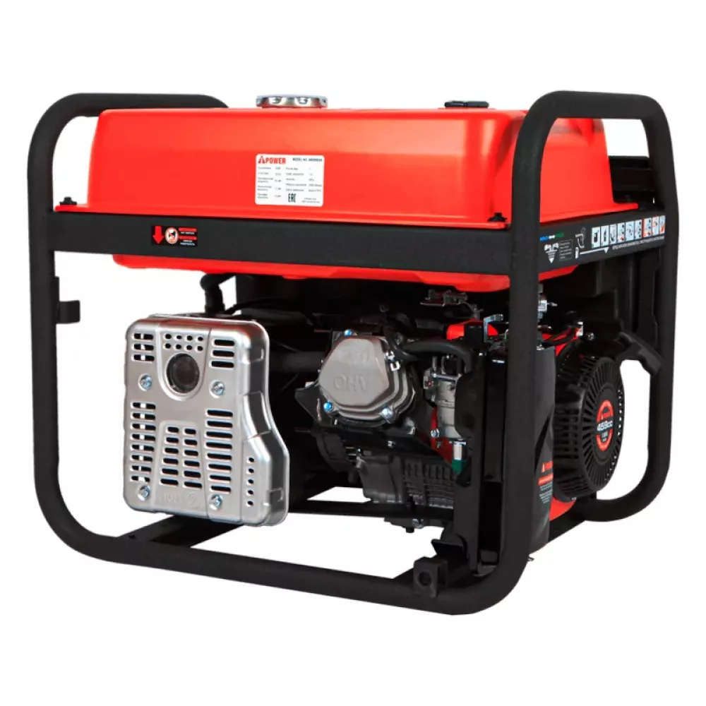 A-iPower A8000EAX бензиновый генератор в кожухе 1200 RAL 7024 УТ-11182370
