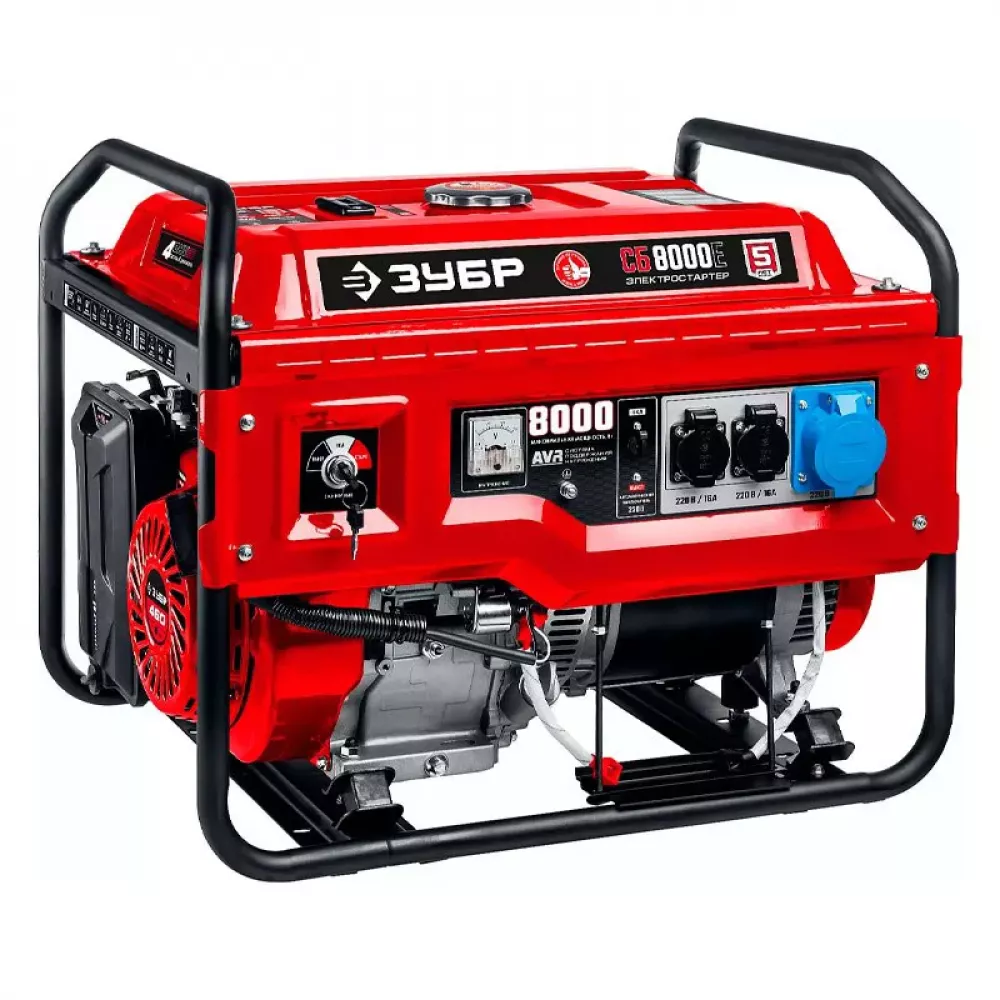 ЗУБР СБ-8000Е бензиновый генератор