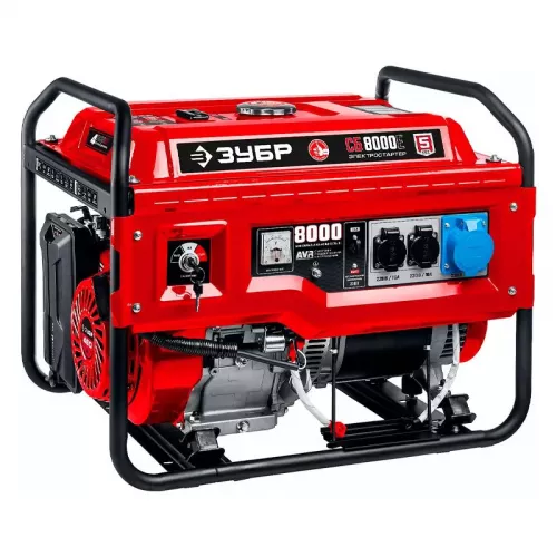 ЗУБР СБ-8000Е бензиновый генератор