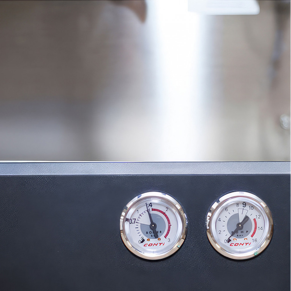 Кофемашина рожковая CONTI CC200 Standard TC 2 группы, черный