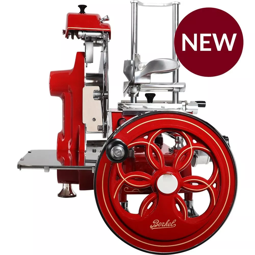 Слайсер Berkel Flywheel (Volano) B2 красный на подставке