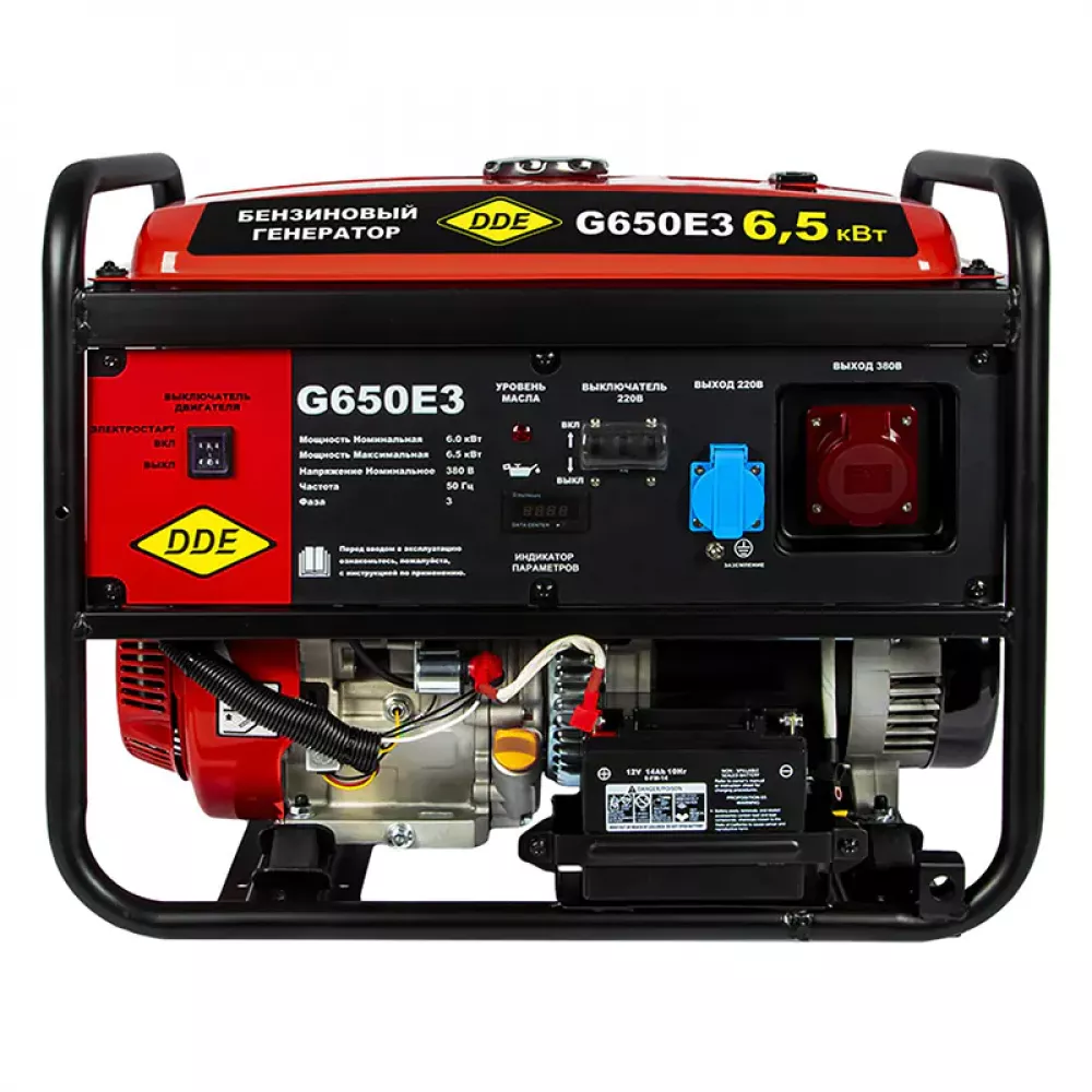 DDE G650E3 бензиновый генератор 917-446
