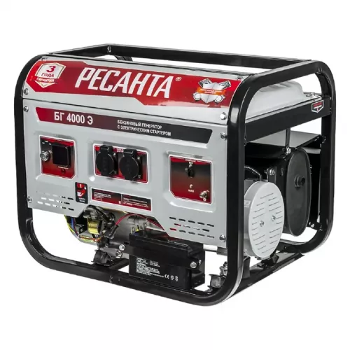 Ресанта БГ 4000 Э бензиновый генератор 64/1/52