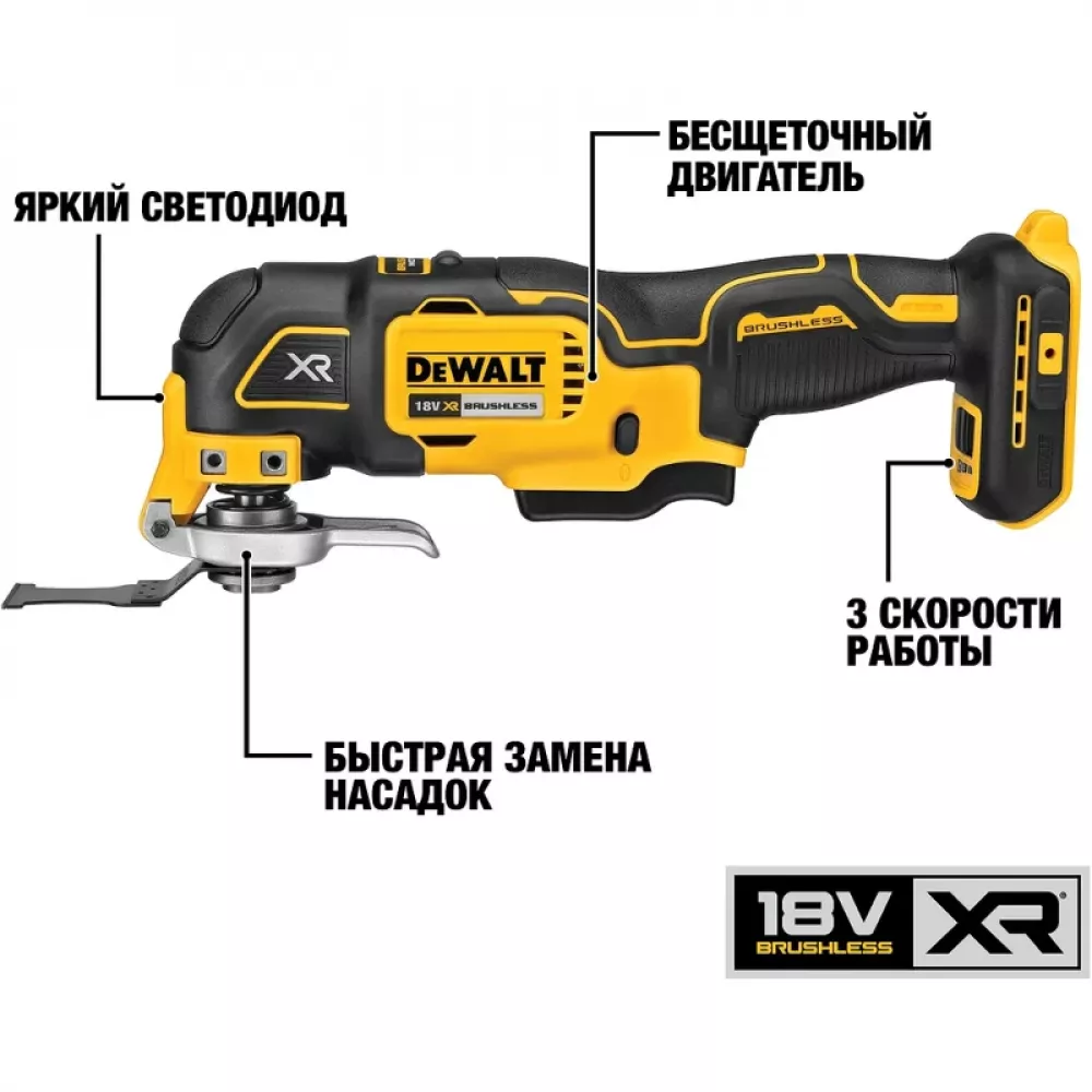 DeWalt DCS356E1T инструмент многофункциональный аккумуляторный (1 x 1,7 Ач, ЗУ)