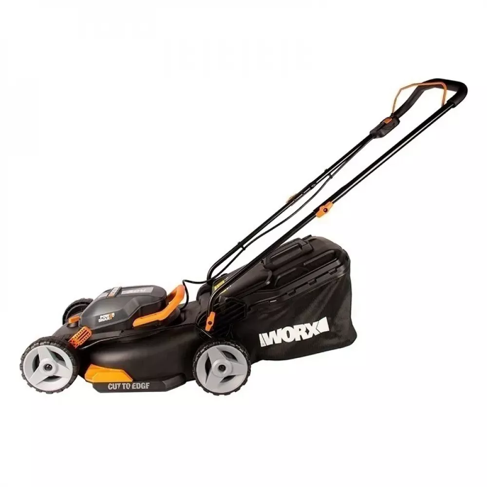 WORX WG743E аккумуляторная газонокосилка (2 x 4 Ач, ЗУ)