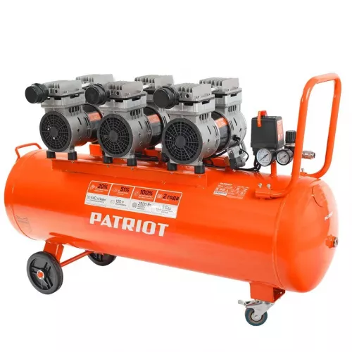 Компрессор Patriot поршневой безмасляный WO 100-440, 525301935