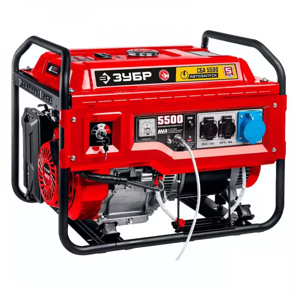 ЗУБР СБА-5500 бензиновый генератор