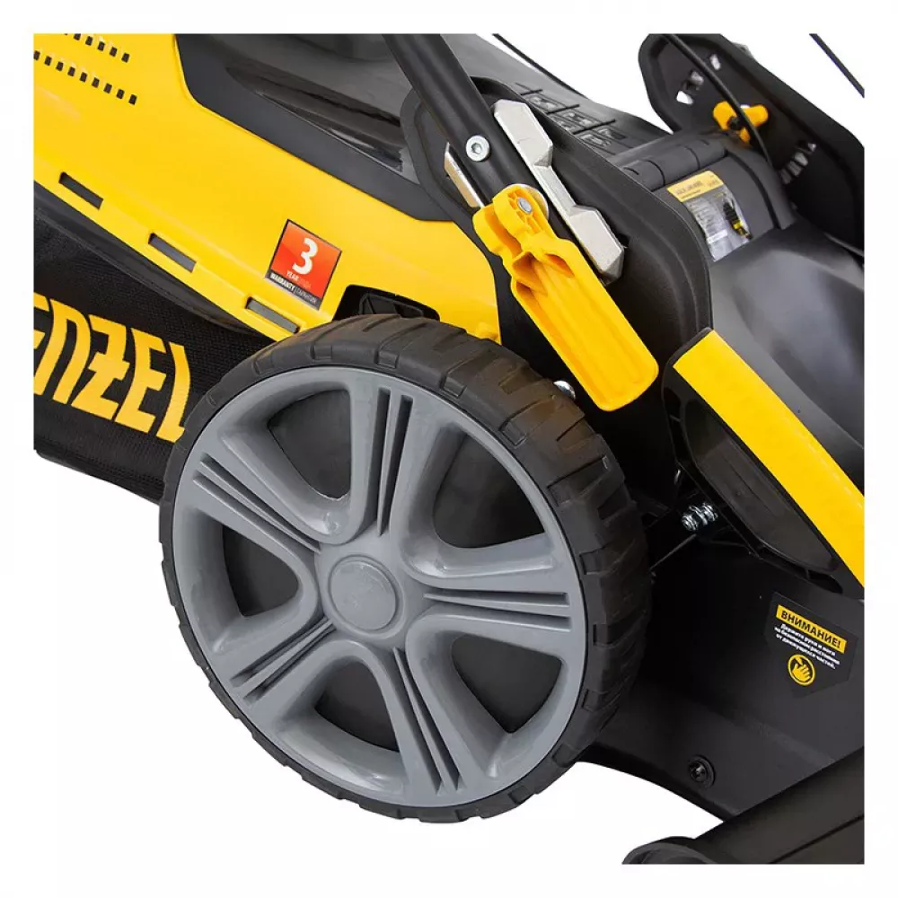 DENZEL GLD-520SP-BS газонокосилка бензиновая 163 см3, briggs stratton, ширина 52 см 58807