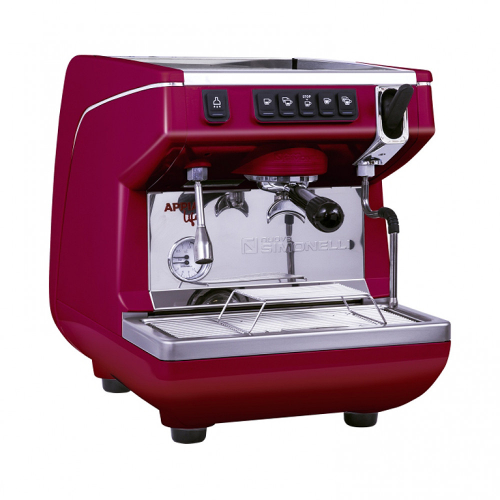 Кофемашина Nuova Simonelli Appia Life 1Gr V 220V white, black, red+high groups
