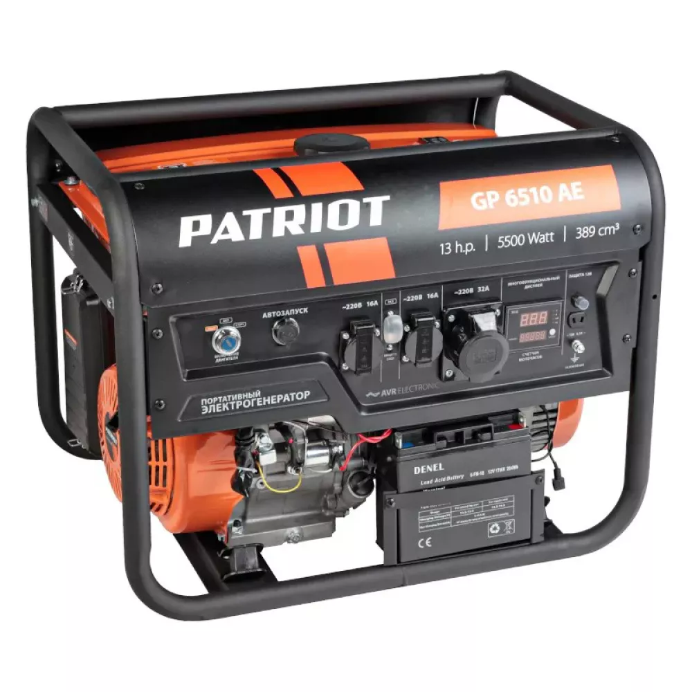PATRIOT GP 6510AE бензиновый генератор 474101580
