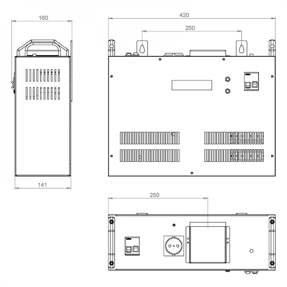 Volter СНПТО-7 ПТСШ однофазный стабилизатор напряжения