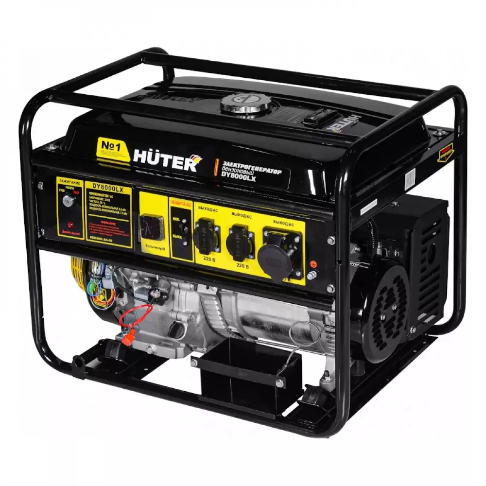 HUTER DY8000LX бензиновый генератор 64/1/19