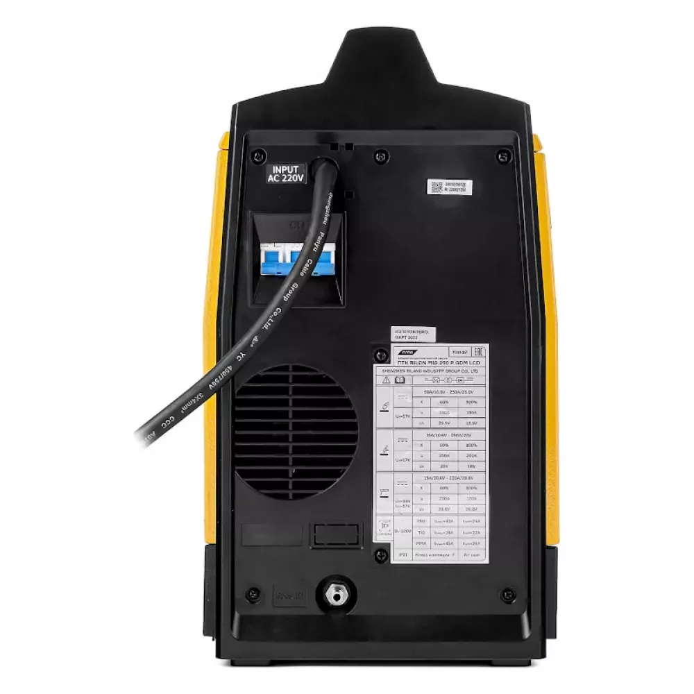 ПТК RILON MIG 250 P GDM LCD инверторный сварочный полуавтомат 005.300.500