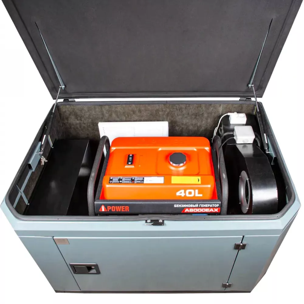 A-iPower A8000EAX бензиновый генератор в кожухе 1400SS RAL 7031 УТ-11182386