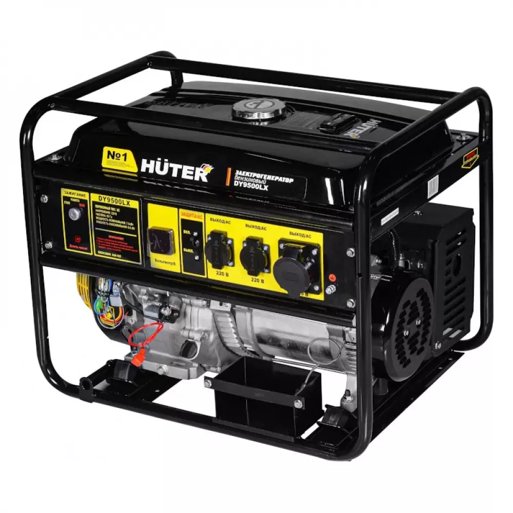 HUTER DY9500LX бензиновый генератор 64/1/40