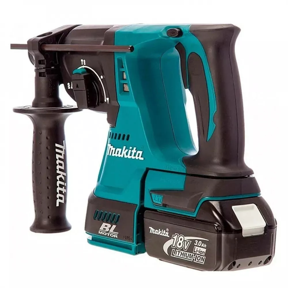 Makita DHR242RFE аккумуляторный перфоратор (2 x 3 Ач, ЗУ)