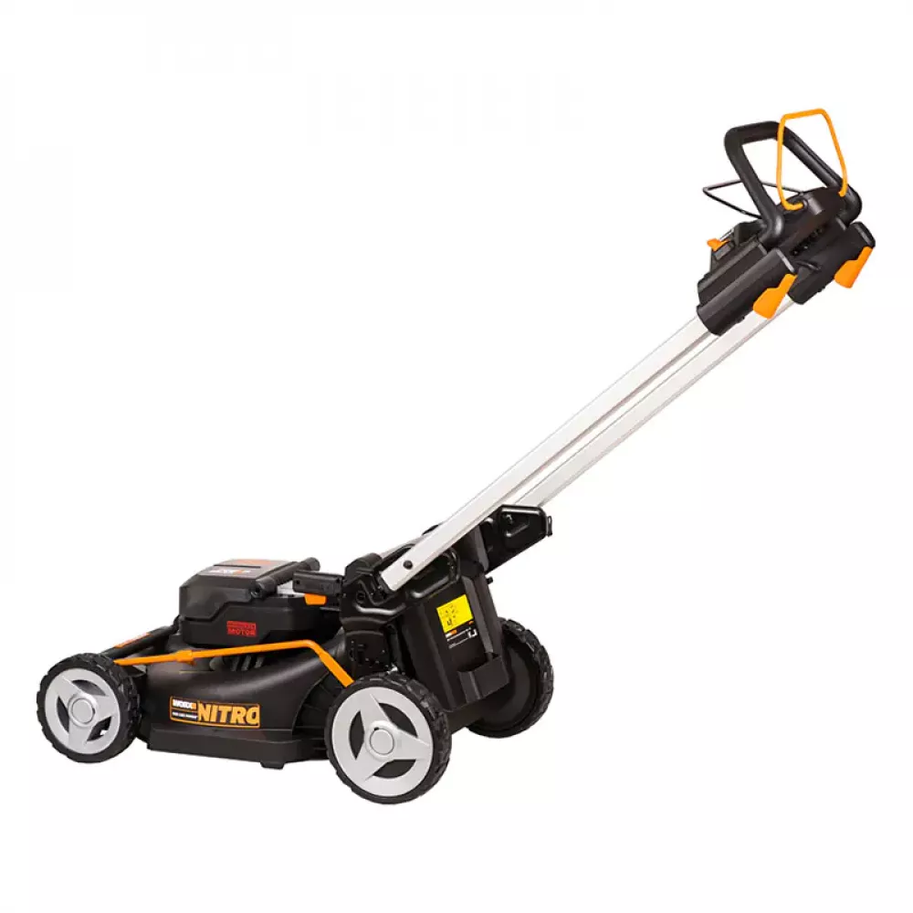 WORX WG749E аккумуляторная газонокосилка самоходная (2 x 4 Ач, ЗУ)