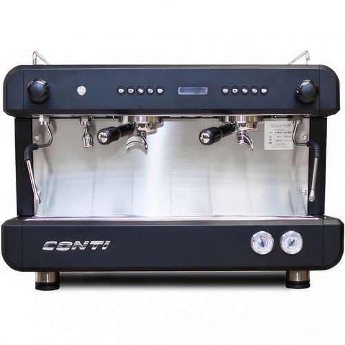 Кофемашина рожковая CONTI CC200 Standard TC 2 группы, черный