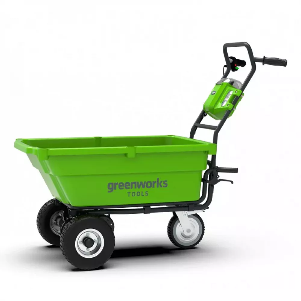Садовая тележка самоходная Greenworks G40GC, 40V, 106 л, 7400007