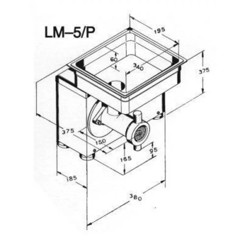Мясорубка Koneteollisuus (KT) LM-5/P Enterprise